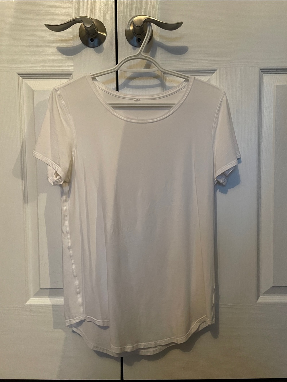 lululemon athletica White Short Sleeve Crew Tee